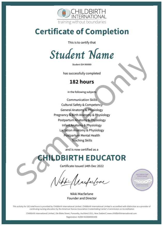 Childbirth Educator Training - Childbirth International